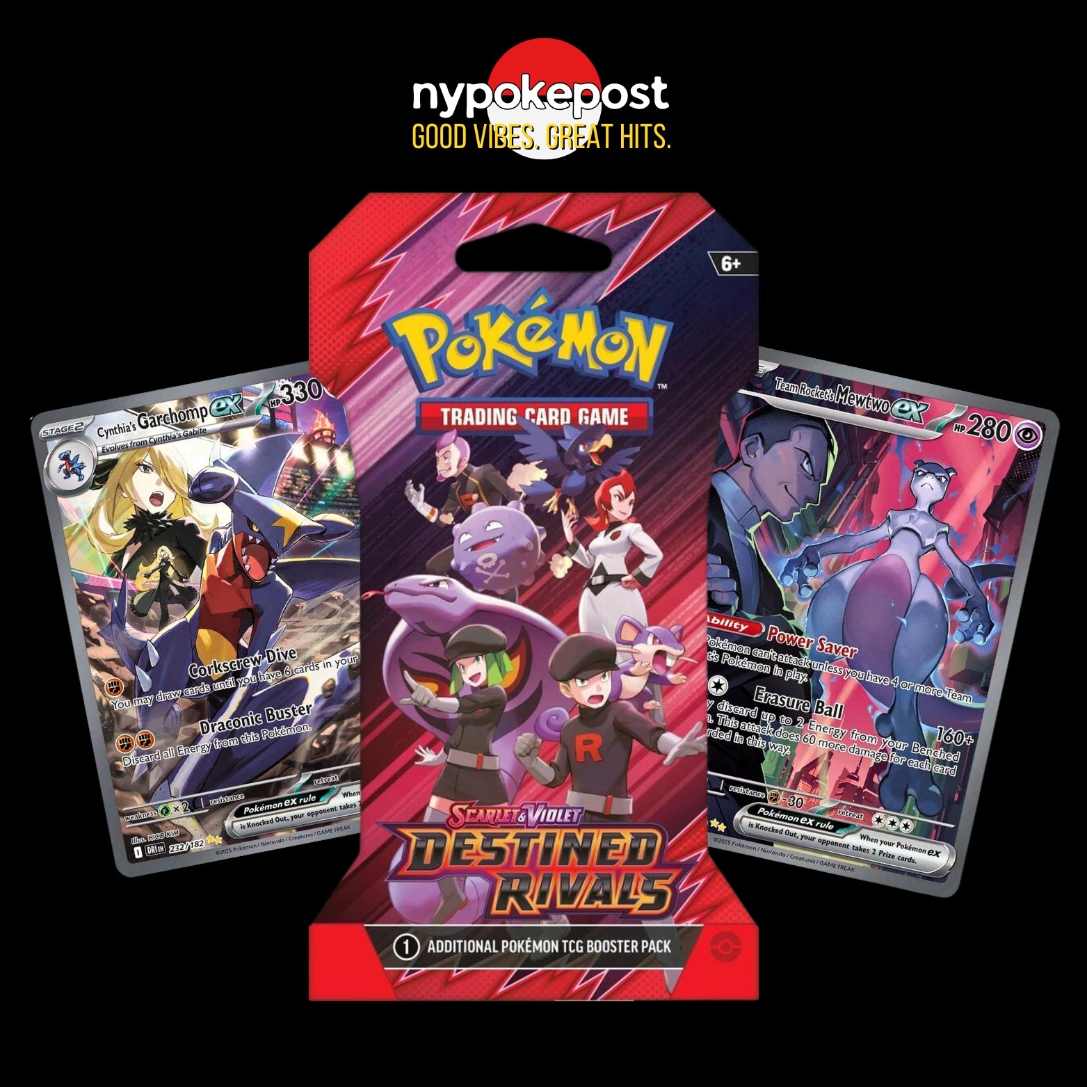 Destined Rivals Booster Pack - Scarlet & Violet - English - Pokemon Trading Card Game TCG